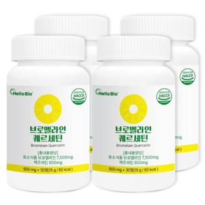 브로멜라인 퀘르세틴 30정 4개