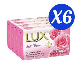럭스 바 비누 소프트 터치 70g 바 4팩X6개