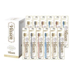 뷰센 라이트 칫솔 12개입 + 뷰센 H 프리미엄 미니치약(40g)