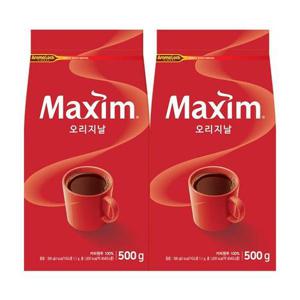 [맥심]오리지날 리필용 500g 2개