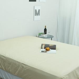 스누즈 고급순면 사계절 라떼 홑 매트리스커버(Q)