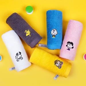 송월타올 스누피피너츠 캐릭터 핸드타올 고리수건 1장