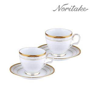갤러리아_노리다케 4335 햄프셔골드 커피잔 2인조 세트