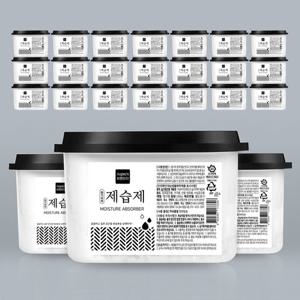 [가성비가브랜드다] 습기타파 대용량 제습제 570ML x 24개입 / 옷장 신발장 서랍장 습기제거