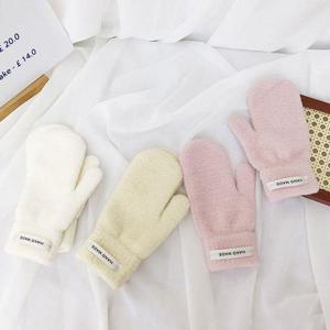 여성 소프트 파스텔 벙어리장갑 겨울 손모아장갑 (WD48306)