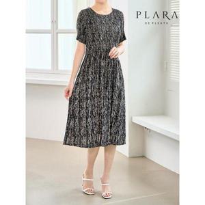 [플라라](88까지)플리츠골드레이디원피스