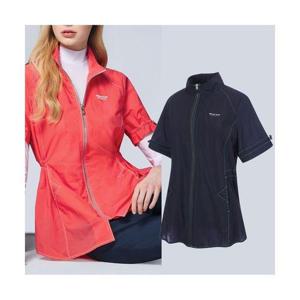 [마코](여성)반팔 스티치 집업 점퍼_MMW1JP33