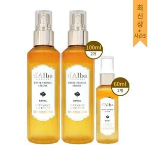 [달바][최신상 시즌5] 달바 미스트 로얄 세럼 화이트 트러플 100ml 2개 + 60ml 1개