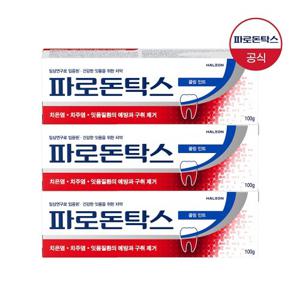파로돈탁스 쿨링 민트 잇몸치약 100g x3개