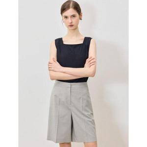 [쉬즈미스][쉬즈미스(SHESMISS)] 백 밴딩 크리스 하프 팬츠 (택가격 148000원)