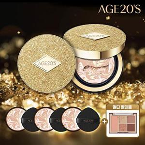 [에이지투웨니스]AGE20S 25FW 역대급 최신상 앰플 팩트 럭스 골드 패키지(본품2+리필3+멀티 팔레트1)
