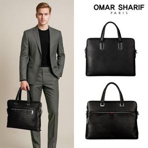 [오마샤리프] 천연 소가죽 남성 서류가방 비즈니스백 브리프케이스 4종
