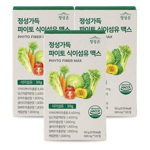 갤러리아_정성가득 파이토 식이섬유 맥스 120정 3개