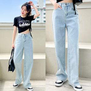 ★타임특가★ [봄팬츠pick] 뒷밴딩 데님 롱 일자 와이드진(S~XL)