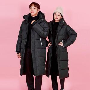 유투 에어볼 남성 여성 겨울 롱패딩 벤치코트 자켓 점퍼 블랙