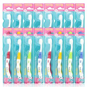 닥터이엘 미세모 유아 어린이 칫솔 16개 랜덤색상