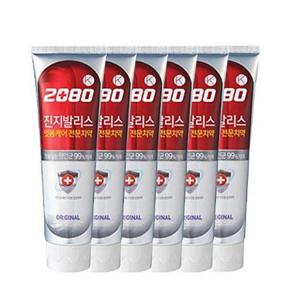 2080 K 진지발리스 오리지날 치약 120g 6개 (W028B25)