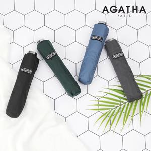아가타 카본 솔리드 슬림 수동 3단우양산