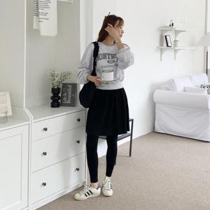 [다잇템]여자 봄 데일리 밴딩 5부 치렝스 치마 레깅스