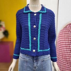 [베네통]베네통 스카시 인타샤 단추 니트가디건 BAKC10411 DB_DJ