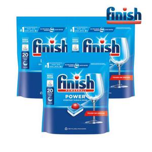 피니시 파워볼 탭스 타블렛 식기세척기 세제 20개입 x3개