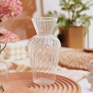 유리 화병 꽃 화꽂이 인테리어 오브제 WFLOUER