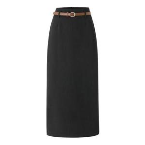 [나인식스뉴욕]데일리 모던 벨티드 H라인 스커트 (NQ1WH001L0)