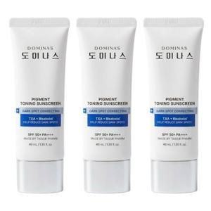 [26년 최신] 도미나스 토닝 선스크린  선크림 40ml 3개