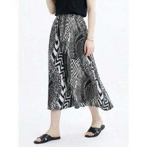 [화세]모노에스닉플레어스커트_HB6MSK001C