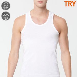 TRY 남성 순면 조끼런닝 5매세트