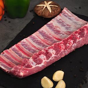 [국내산 1등급 돼지] 냉장 등갈비(로인립/통) 500g+500g (총1kg 내외)