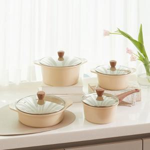 코첼라 루나 세라믹 IH 냄비 4종 세트(편18, 양20,24, 전골24)