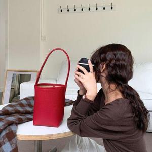 [카멜브라운]셀리 심플 버켓백  토트백