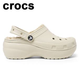 [크록스] 클래식 플랫폼 라인드 클로그 우먼 207938_2Y2