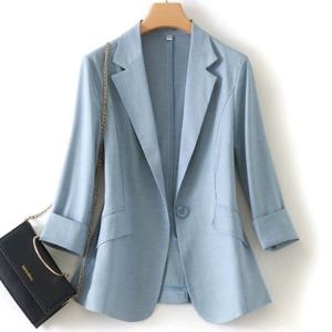 [몽벨리즈]세라비롤업7부린넨자켓 mde2301238