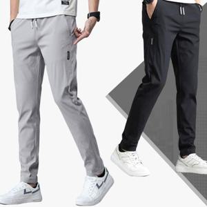 허리밴딩 바지 무지 일자 편한 봄가을 트레이닝 팬츠 (WEE8F7E)