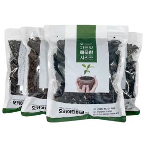 깨끗한 오키아타 바크 소립 2L .소나무 껍질 분갈이흙 화분 파충류 마감재 바닥재.