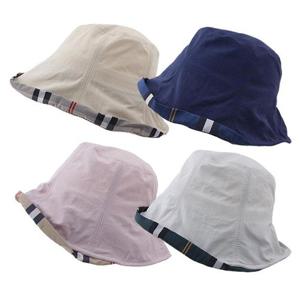 [나비드원]모던체크 경량 밴딩 벙거지 4color 여성 엄마 할머니 봄 여름 챙모자/OM-B31000