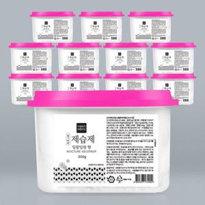 향기나는 습기타파 제습제 일랑일랑향 대용량 300g 12개입