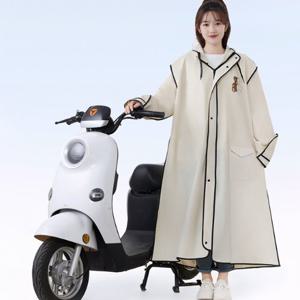 [블랙퀸] 형광 백팩가능 성인용 레인코트 blk003628