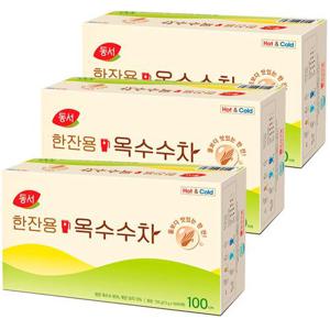 동서 한잔용 옥수수차  100T x 3개