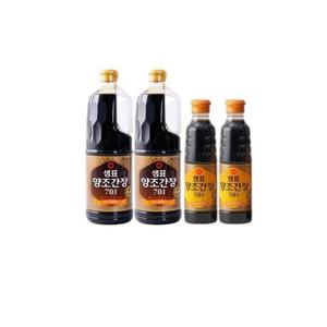 샘표 양조간장701 1.7L 2개 + 양조간장 501 500ml 2개