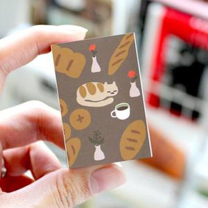 브리스크스타일 성냥(빵과 커피 그리고 고양이)10개입 WFM0W6V