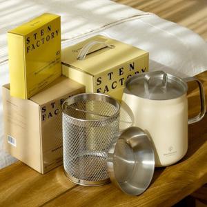 물때방지 세라믹코팅 케틀팟2L +채망+거름망 세트 /주전자 인덕션 멀티팟 라면냄비