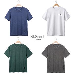 [St.Scott] 세인트 26SS 니들워크 피그먼트 다잉 코튼 100 티셔츠 4종(남)