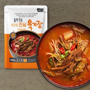 [외갓집] 얼큰한 소고기 육개장 600g x 10팩 (실온보관)