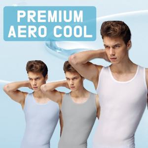 남성 에어로쿨 민소매 런닝 3매입