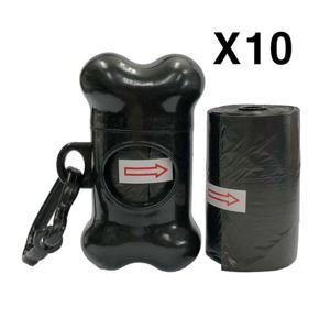 wk 쥬쥬베 배변봉투(30매+30매) X10 / 블랙 강아지 (W9CD093)