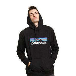 [파타고니아]파타고니아 p-6 로고 업라이절 기모 후드 티셔츠