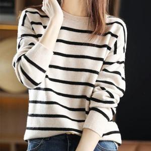 [드레스허그]쥬빌로 스트라이프 티